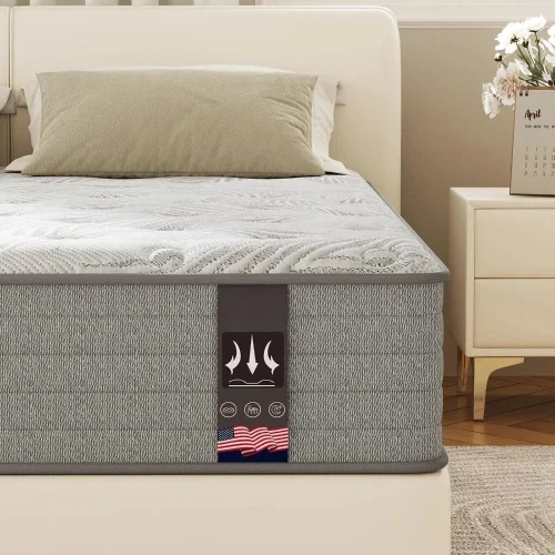 12 Inch Medium Firm Gel Infused Memory Foam and Pocket Spring Hybrid Mattresses Cool Sleep Relieving Pressure Relief.Customized