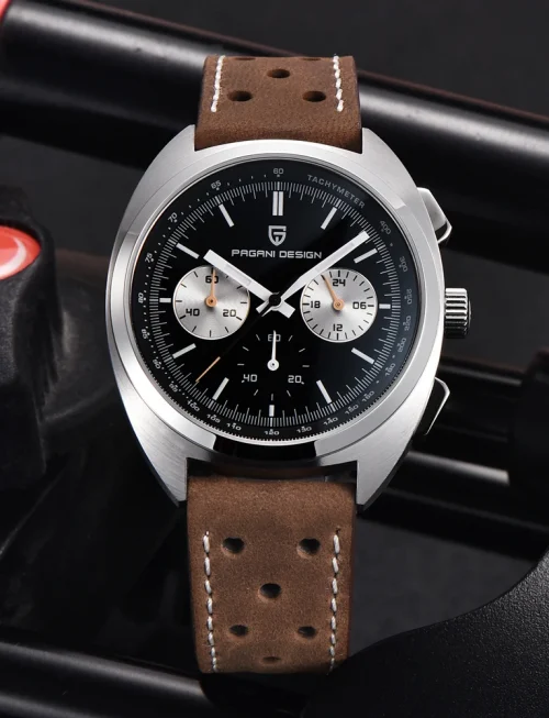 PAGANI DESIGN Men's Watches Luxury Quartz Wrist Watch For Men AR Sapphire Speed Chronograph Retro Dial Clock Reloj Hombre 2026