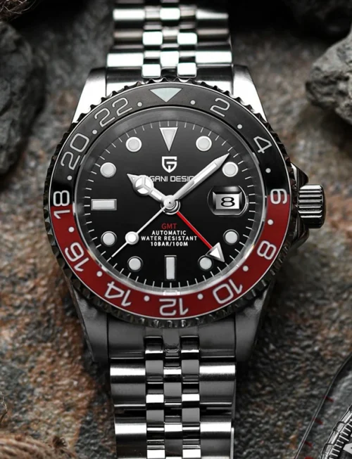 PAGANI DESIGN V3 Version GMT Watches Men's Luxury Sapphire Automatic Mechanical Watch 40MM Stainless Steel Waterproof Watch