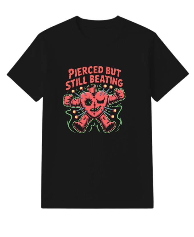 Pierced But Still Beating Heart Graphic T-Shirt - Image 6