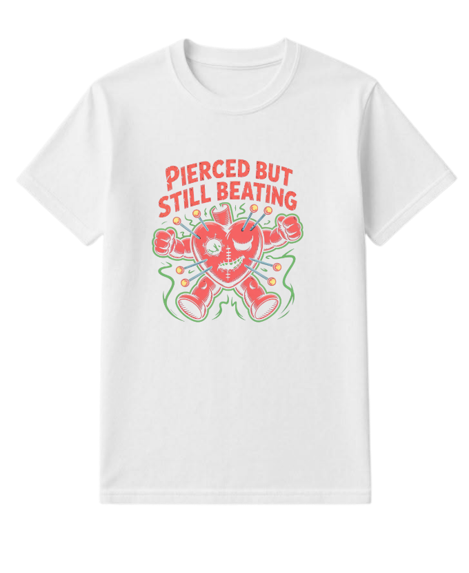 Pierced But Still Beating Heart Graphic T-Shirt - Image 3
