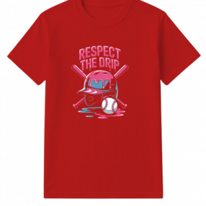 Respect The Drip Cool Cartoon Character T-Shirt