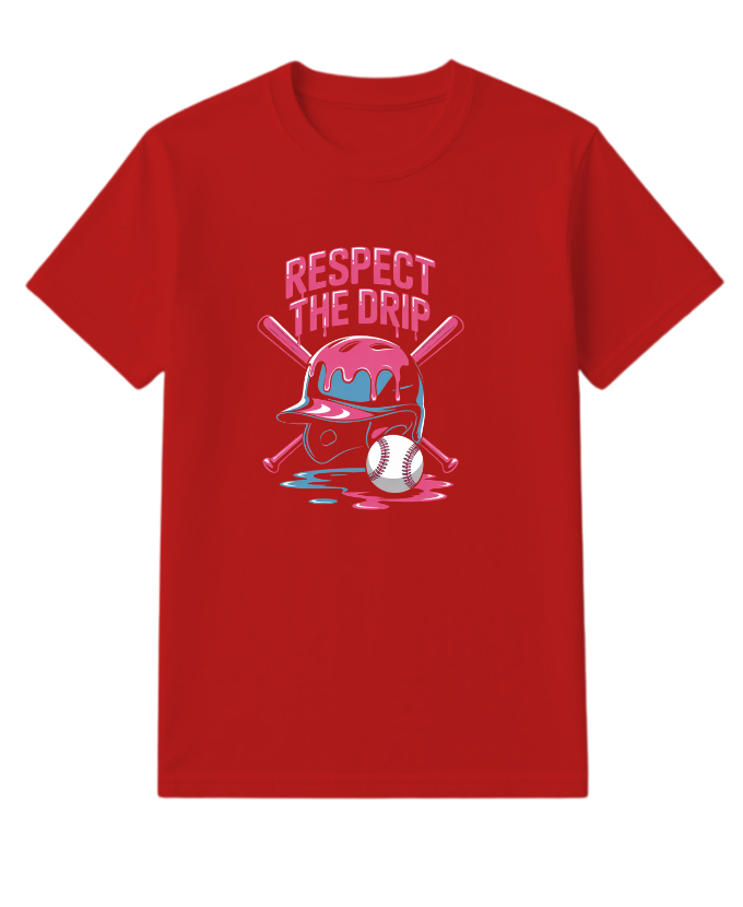Respect The Drip Cool Cartoon Character T-Shirt